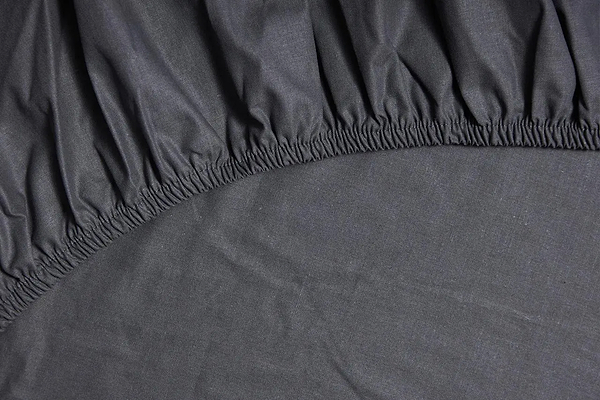 Фото - Простирадло двоспальне Moon&Star на гумці Sweat Gray Бязь Gold Люкс 180х200х25 см (MS-850000556)