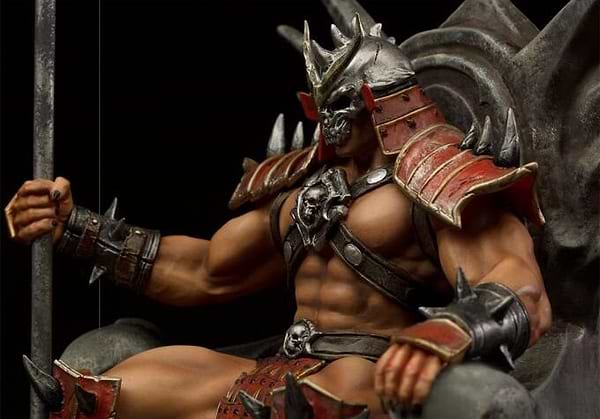 Фото - Коллекционная фигурка Iron Studios MORTAL KOMBAT 11 Shao Kahn art scale 1/10 (MORTAL34220-10)