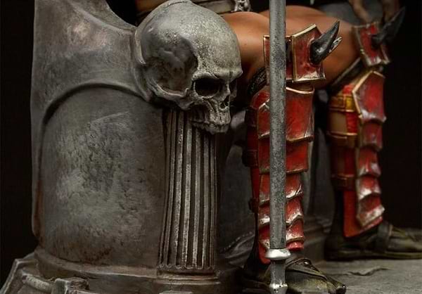 Фото - Коллекционная фигурка Iron Studios MORTAL KOMBAT 11 Shao Kahn art scale 1/10 (MORTAL34220-10)