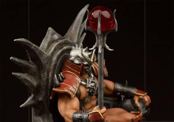 Фото - Коллекционная фигурка Iron Studios MORTAL KOMBAT 11 Shao Kahn art scale 1/10 (MORTAL34220-10)