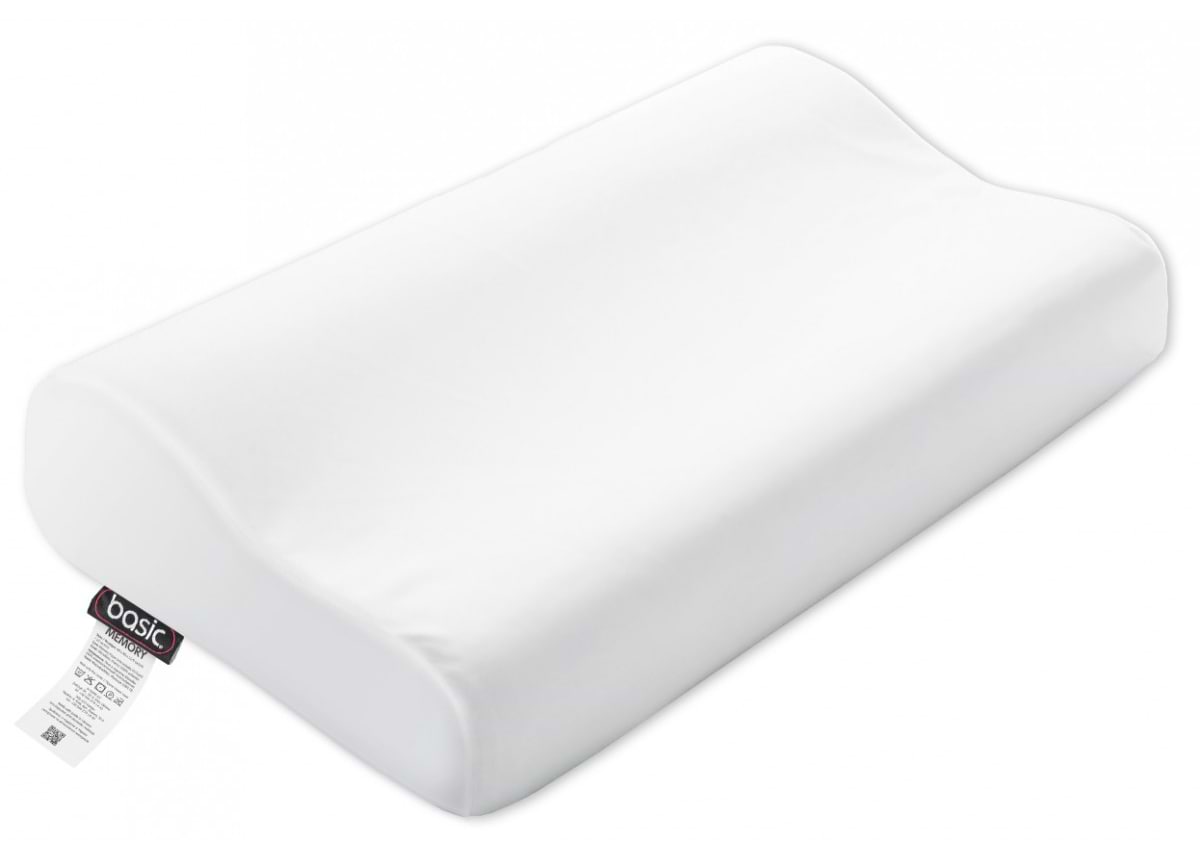 Подушка ортопедична Sonex Basic Memory 40x60x11/9 см Біла (SO102445) - Фото 1