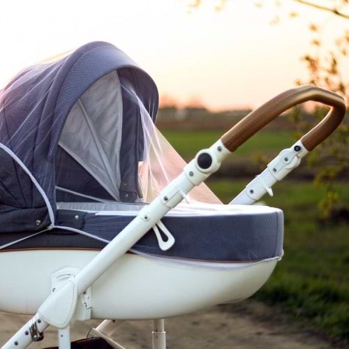 Фото - Москитная сетка для коляски Akuku White (A0445)