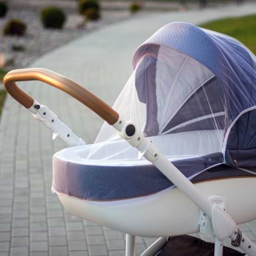 Фото - Москитная сетка для коляски Akuku White (A0445)