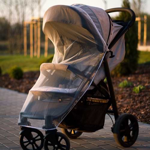 Фото - Москитная сетка для коляски Akuku White (A0445)