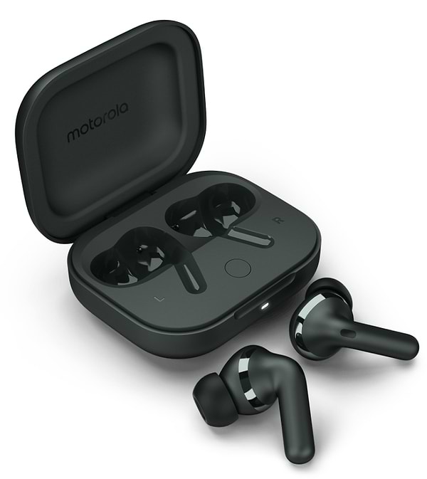 Фото - Навушники вкладиші бездротові TWS Motorola Moto Buds+ Forest Grey (PG38C05743)