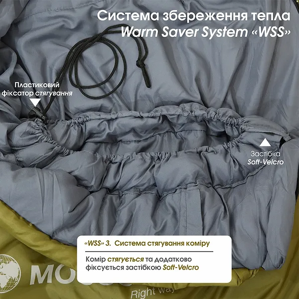 Фото - Спальный мешок Mousson RINGO R OLIVE