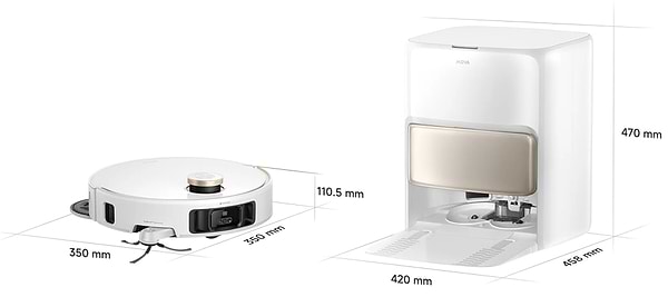 Фото - Робот-пилосос миючий Mova V50 Ultra Complete White EUA