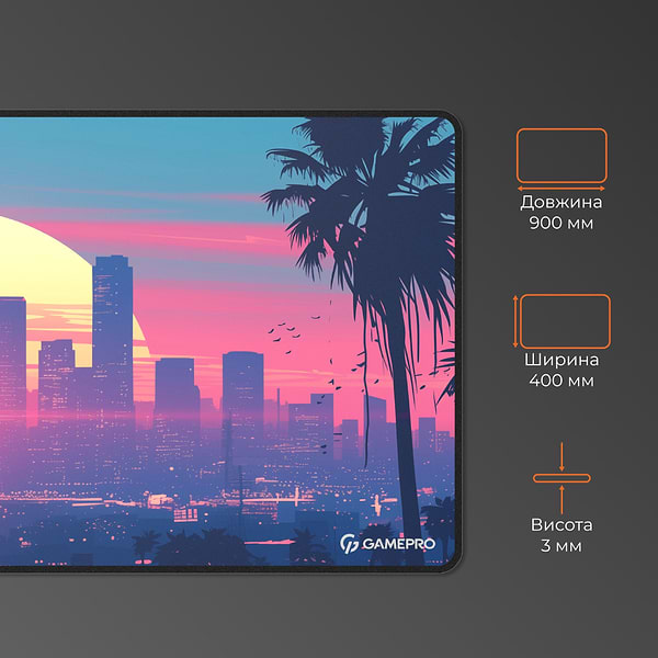 Фото - Килимок для миші ігровий GamePro MP275S Speed/Control