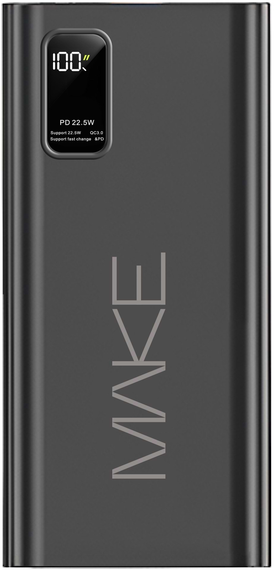 Батарея мобільна MAKE 22.5W PD+QC 50000 mAh Black (MPB-501BK) - Фото 1