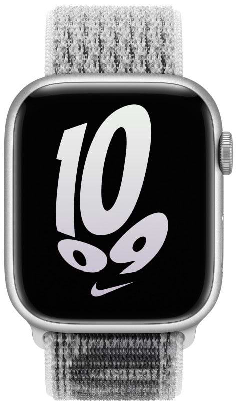 Ремінець для смарт-годинника Apple 45mm Summit White/Black Nike Sport Loop