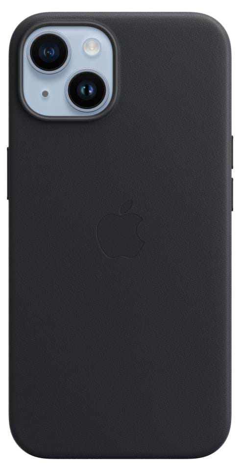 Фото - Чехол для смартфона Apple iPhone 14 Leather Case with MagSafe - Midnight (MPP43)