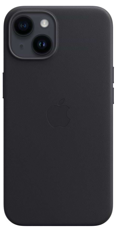 Чехол для смартфона Apple iPhone 14 Leather Case with MagSafe - Midnight (MPP43) - Фото 1