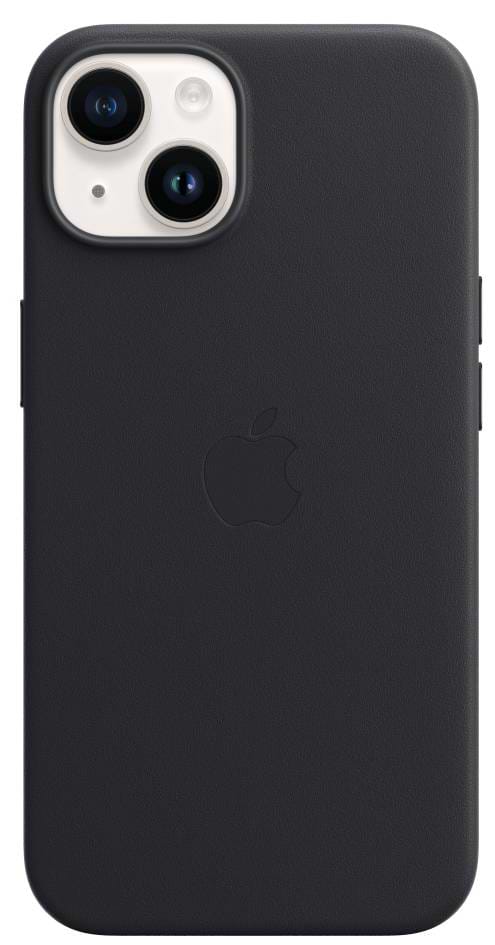 Фото - Чехол для смартфона Apple iPhone 14 Leather Case with MagSafe - Midnight (MPP43)