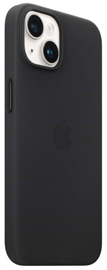 Фото - Чехол для смартфона Apple iPhone 14 Leather Case with MagSafe - Midnight (MPP43)