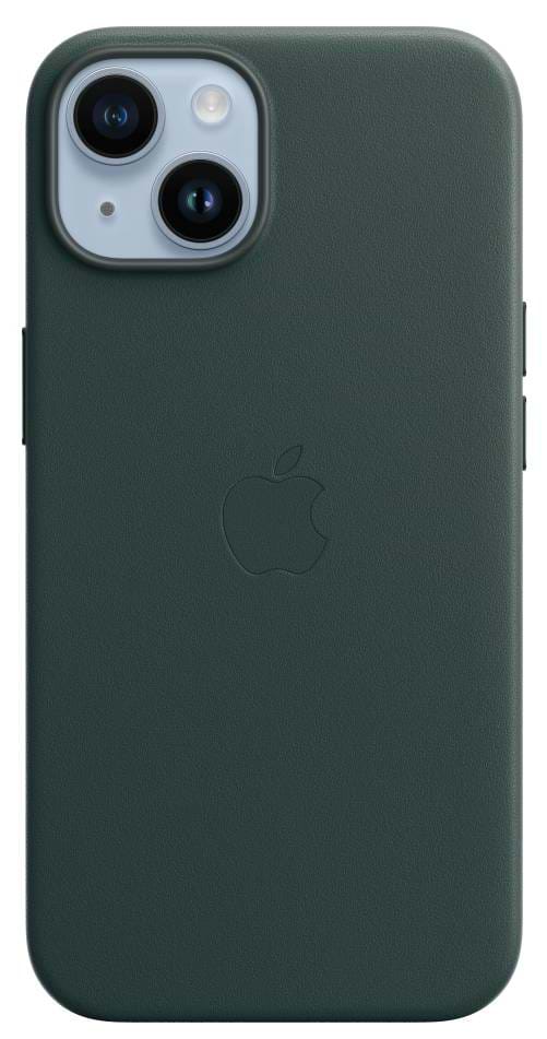 Фото - Чехол для смартфона Apple iPhone 14 Leather Case with MagSafe - Forest Green (MPP53)