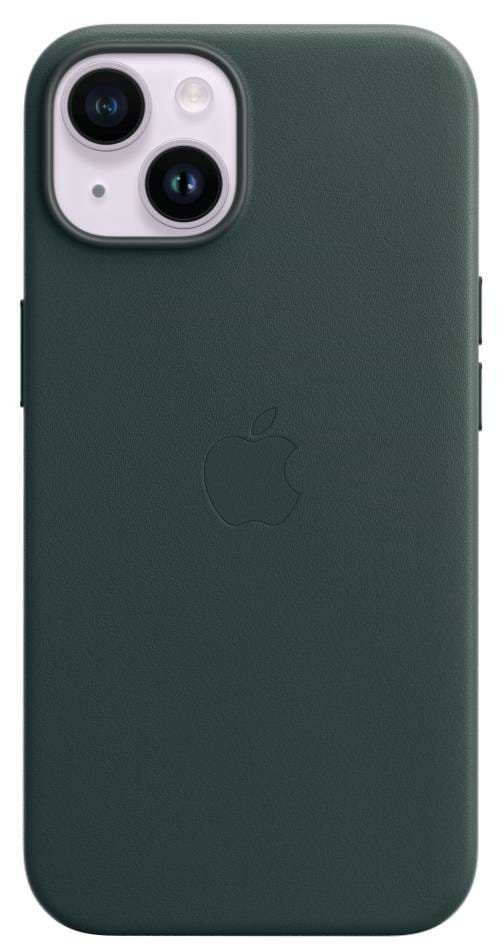 Фото - Чехол для смартфона Apple iPhone 14 Leather Case with MagSafe - Forest Green (MPP53)