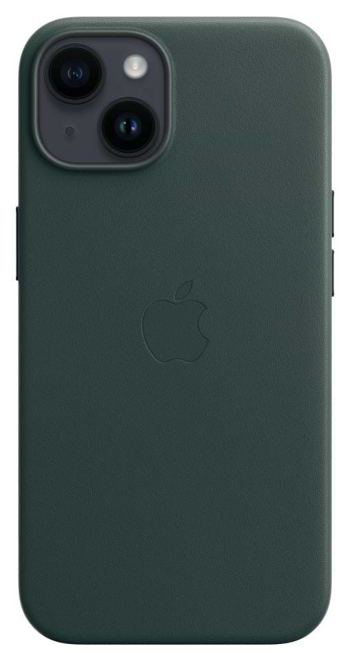 Чехол для смартфона Apple iPhone 14 Leather Case with MagSafe - Forest Green (MPP53) - Фото 1