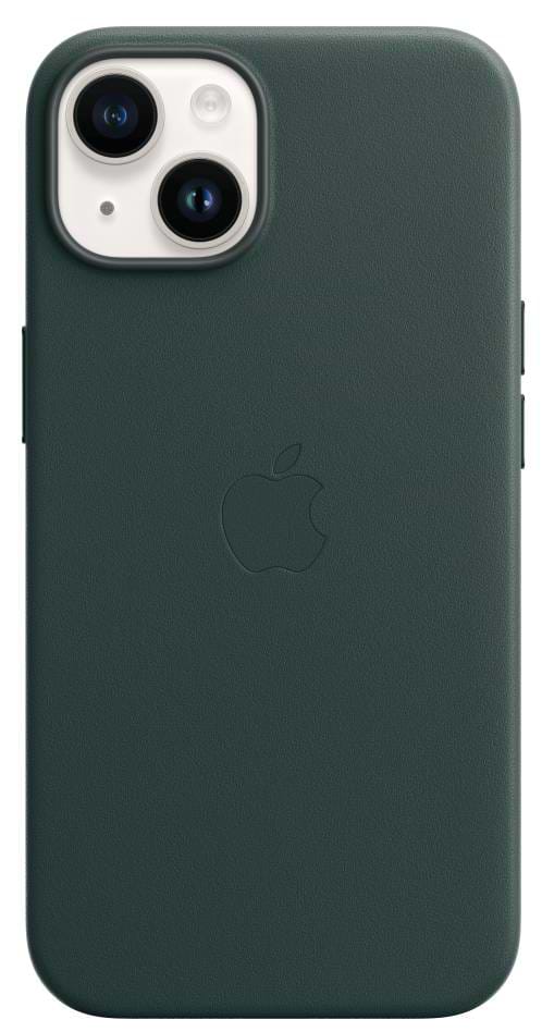 Фото - Чехол для смартфона Apple iPhone 14 Leather Case with MagSafe - Forest Green (MPP53)