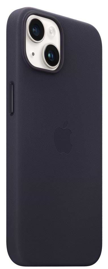 Фото - Чехол для смартфона Apple iPhone 14 Leather Case with MagSafe - Ink (MPP63)