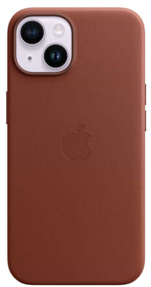 Фото - Чехол для смартфона Apple iPhone 14 Leather Case with MagSafe - Umber (MPP73)