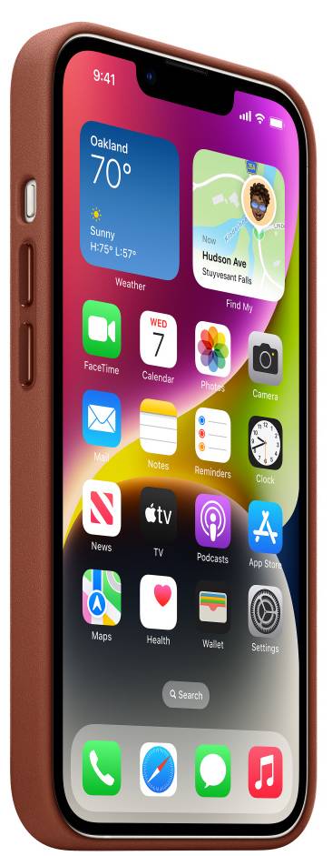 Фото - Чехол для смартфона Apple iPhone 14 Leather Case with MagSafe - Umber (MPP73)