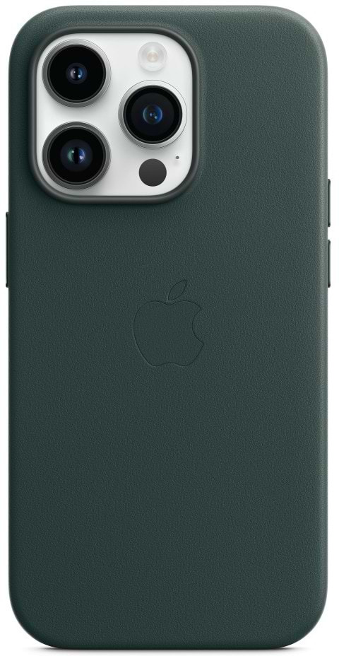 Фото - Уценка - Чехол для смартфона Apple iPhone 14 Leather Case with MagSafe - Forest Green (MPP53)