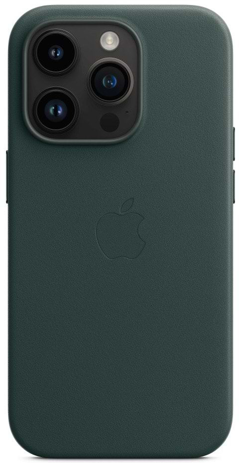Фото - Уценка - Чехол для смартфона Apple iPhone 14 Leather Case with MagSafe - Forest Green (MPP53)