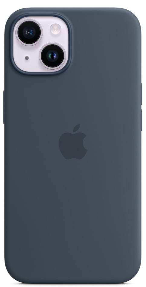 Фото - Чехол для смартфона Apple iPhone 14 Silicone Case with MagSafe - Storm Blue (MPRV3)