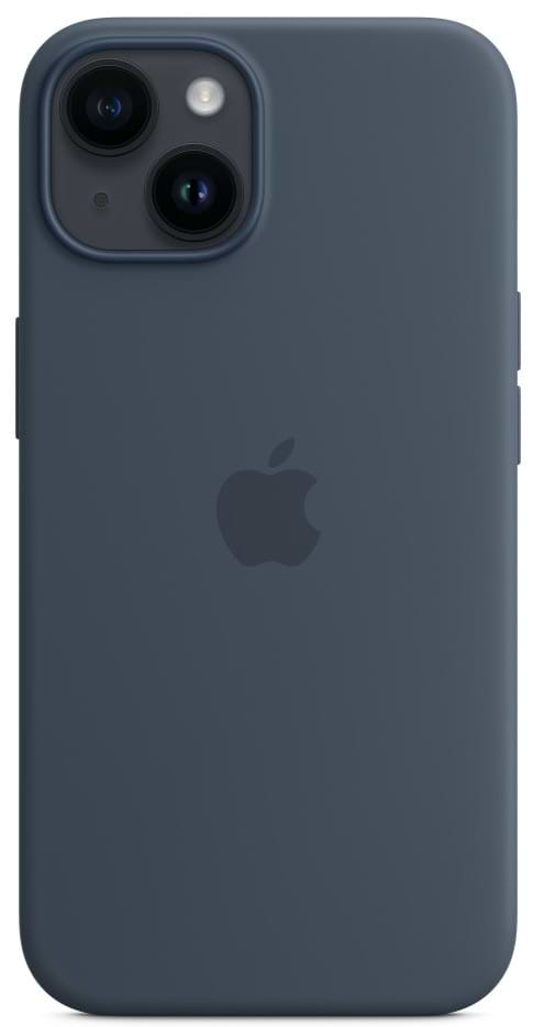 Фото - Чехол для смартфона Apple iPhone 14 Silicone Case with MagSafe - Storm Blue (MPRV3)