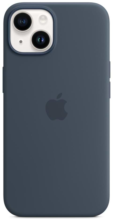 Чехол для смартфона Apple iPhone 14 Silicone Case with MagSafe - Storm Blue (MPRV3) - Фото 1