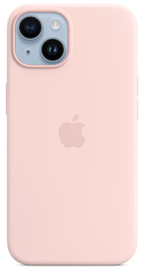Фото - Чохол для смартфону Apple iPhone 14 Silicone Case with MagSafe - Chalk Pink (MPRX3)