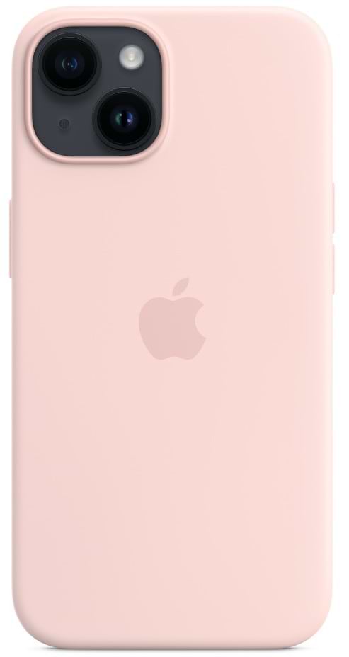 Фото - Чохол для смартфону Apple iPhone 14 Silicone Case with MagSafe - Chalk Pink (MPRX3)