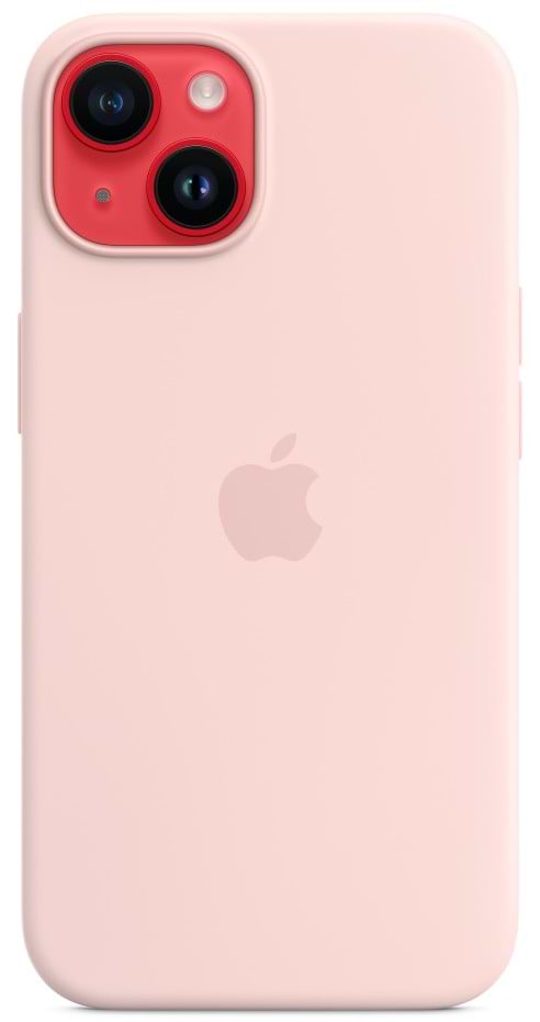 Фото - Чохол для смартфону Apple iPhone 14 Silicone Case with MagSafe - Chalk Pink (MPRX3)