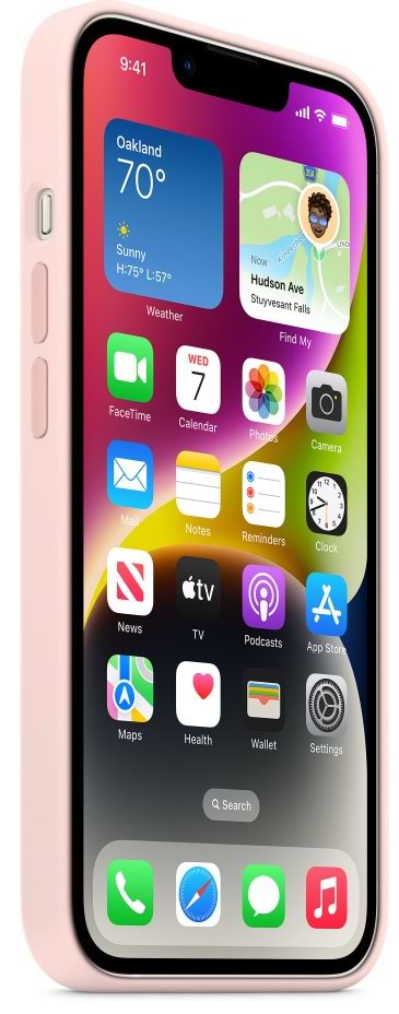 Фото - Чохол для смартфону Apple iPhone 14 Silicone Case with MagSafe - Chalk Pink (MPRX3)