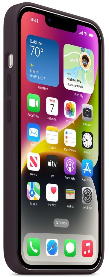 Фото - Чохол для смартфону Apple iPhone 14 Silicone Case with MagSafe - Elderberry (MPT03)