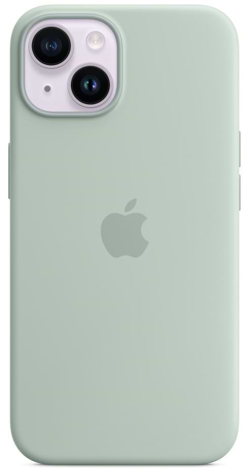 Чехол для смартфона Apple iPhone 14 Silicone Case with MagSafe - Succulent (MPT13) - Фото 1