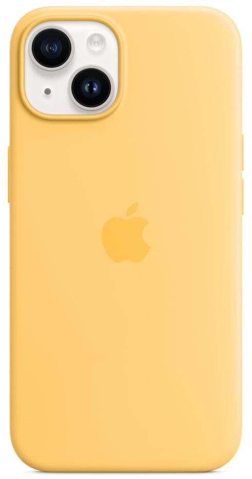 Фото - Чохол для смартфону Apple iPhone 14 Silicone Case with MagSafe - Sunglow (MPT23)