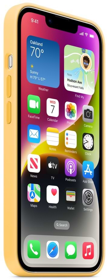 Фото - Чохол для смартфону Apple iPhone 14 Silicone Case with MagSafe - Sunglow (MPT23)