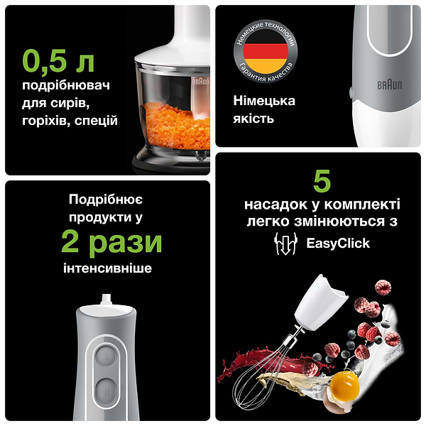 Фото - Блендер ручной Braun MQ 535 Sauce