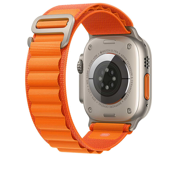Фото - Ремешок для смарт-часов Apple 49mm Orange Alpine Loop - Small