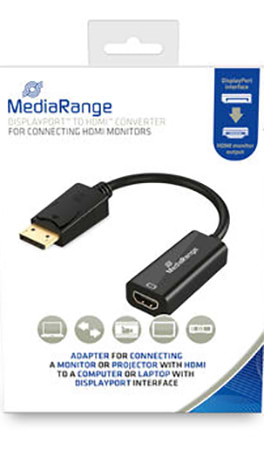 Перехідник MediaRange DisplayPort to HDMI (MRCS175)