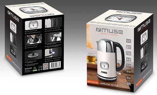 Фото - Електричний чайник Muse MS-020 SC