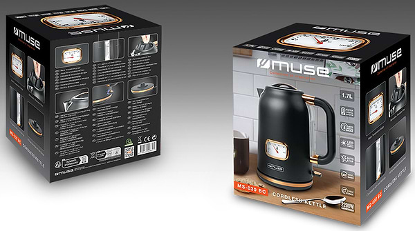 Фото - Електричний чайник Muse MS-030 BC