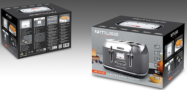 Фото - Тостер Muse MS-131 DG