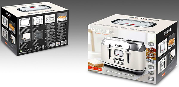 Фото - Тостер Muse MS-131 SC