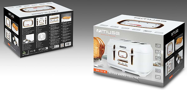 Фото - Тостер Muse MS-131 W