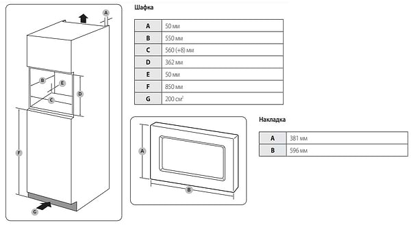 Фото - Мікрохвильова піч (НВЧ) вбудовувана Samsung MS20A7013AT/UA