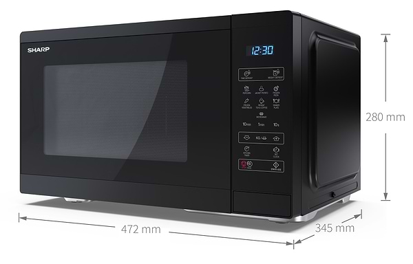 Фото - Уценка - Микроволновая печь (СВЧ) Sharp YC-MS252AE-B