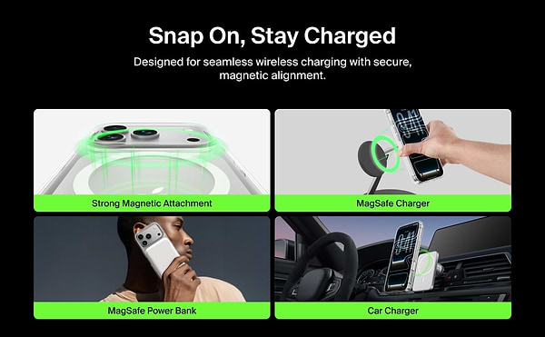 Фото - Чохол для смартфону Belkin for iPhone 17 Pro Magnetic Protective Clear (MSA031HQCL)