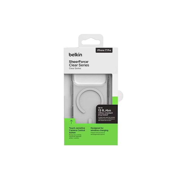 Фото - Чохол для смартфону Belkin for iPhone 17 Pro Magnetic Protective Clear (MSA031HQCL)